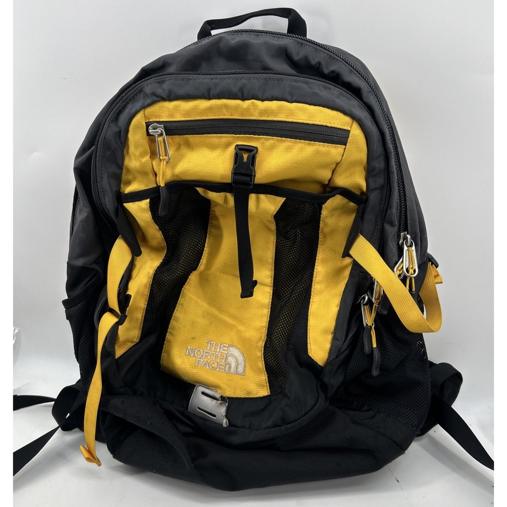 The North Face Recon Backpack Yellow And Black